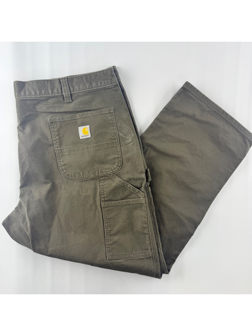 Carhartt 103279 Rugged Flex Relaxed Fit Duck Utility Work Pants Green 44x30